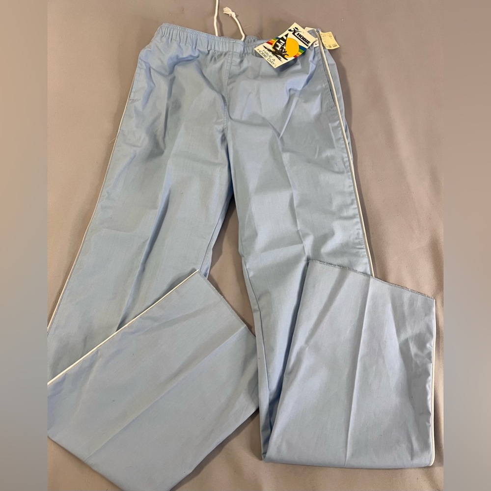 Vintage Hobie Surf Pants Sz Large Made In USA Skater 80s‎ Blue NWT